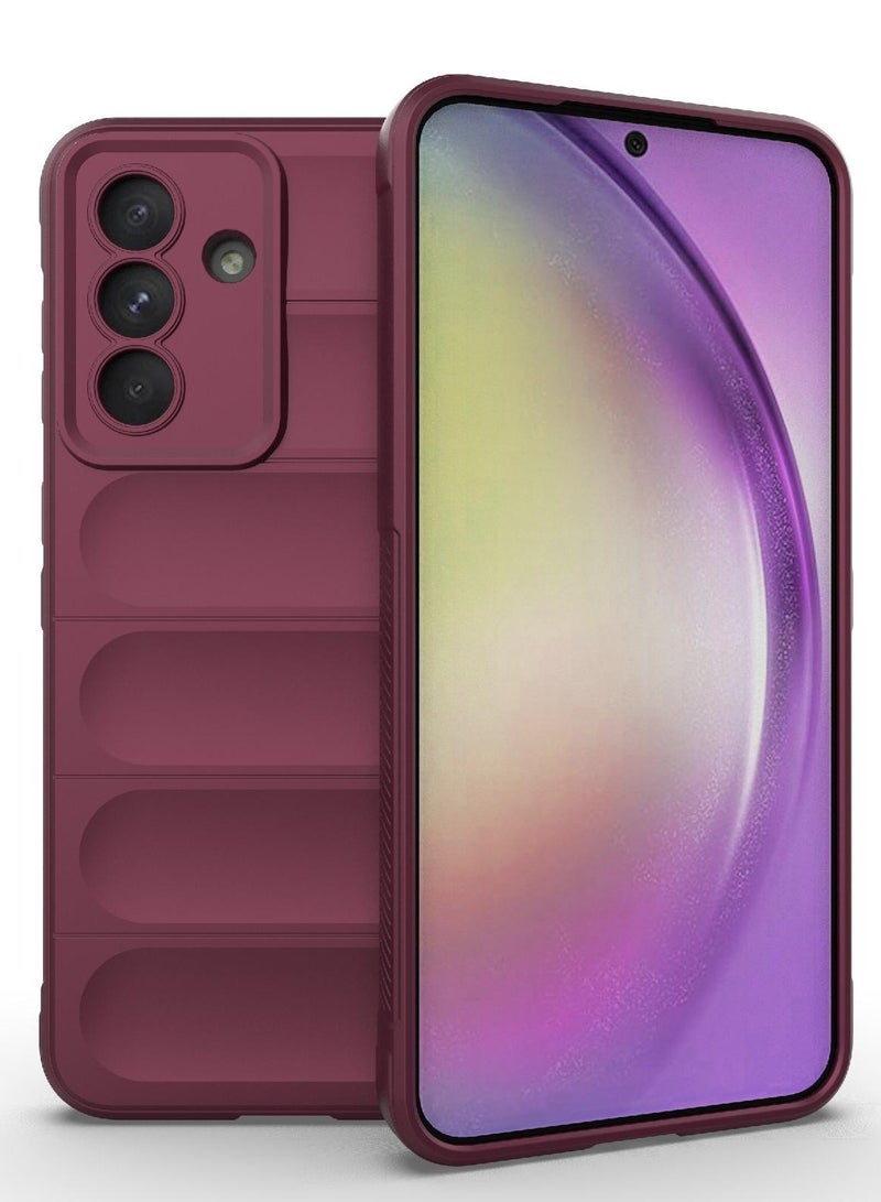 جراب موبايل ماجيك شيلد  سيليكون مضاد للصدمات وحمايه للكاميرا متوافق  Samsung Galaxy A56 /Samsung Galaxy A36 (نبيتي) - Image 1