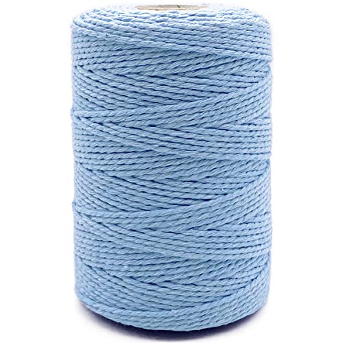 Leecogo Cotton Butchers Twine - 500 Feet, Blue - Image 1