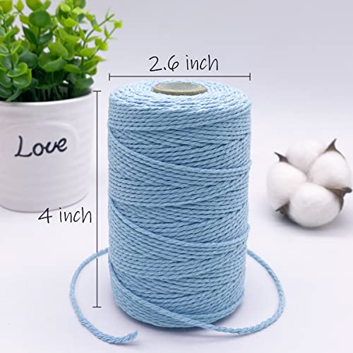 Leecogo Cotton Butchers Twine - 500 Feet, Blue - Image 5