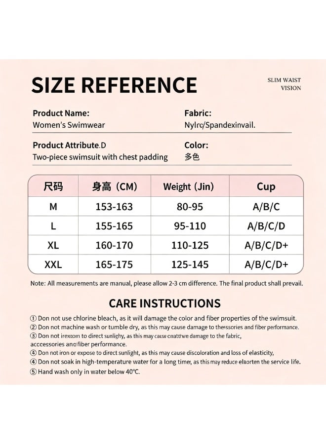 VENTRA Female One-Piece Swimsuit, Conservative Slimming and Belly Covering Swimming Sports Swimsuit - Image 2