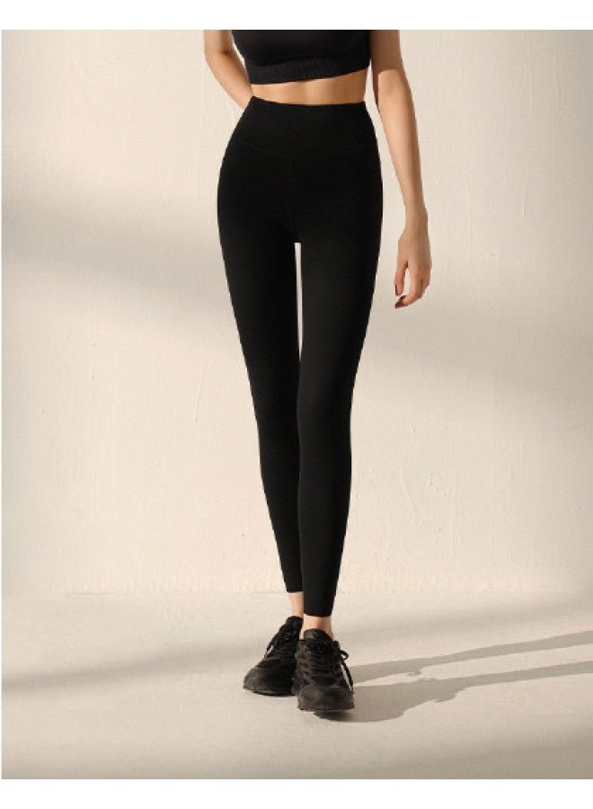 ubras Air Layer Leggings: High Waist, Slimming, Lightweight, Wearable Outdoors, Skin-Friendly, High Elasticity, Seamless, Summer Women'S Leggings - Image 1