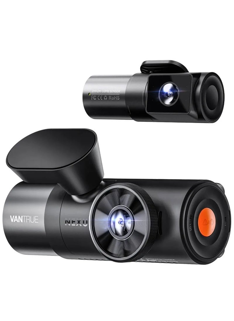 Vantrue - 4 Channel Dash cam | Sony latest STARVIS 2 | 3.19 IPS Screen | Voice Controlled | Vantrue NEXUS 5 - Image 1