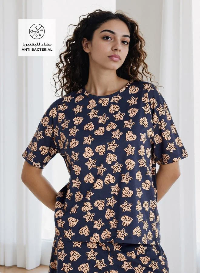 سبلاش فيڤ All-Over Print T-shirt and Shorts Set