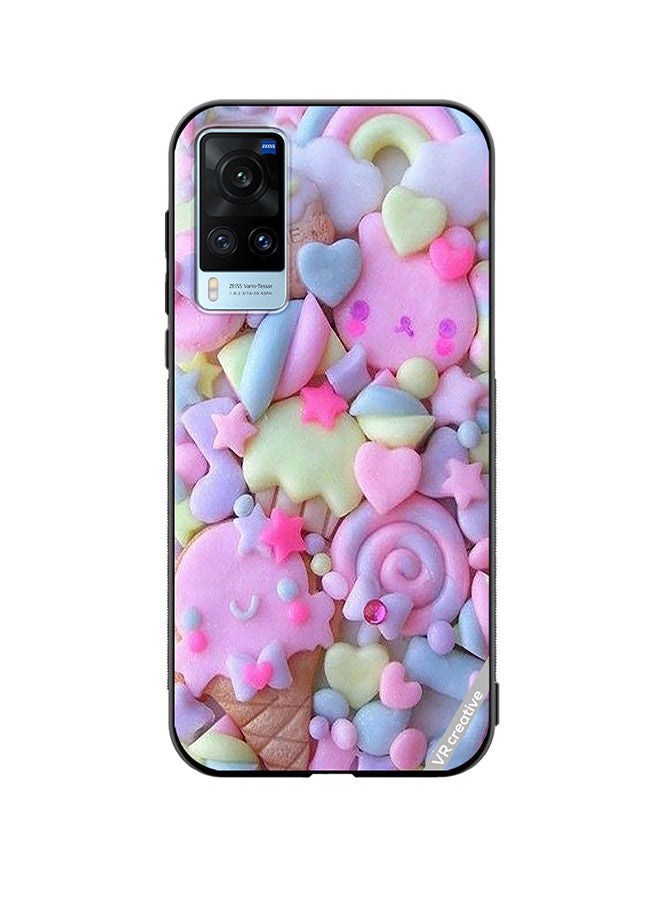 VR CREATIVE Protective Case Cover For Vivo X60 Kawai Decoden Design Multicolour - Image 1