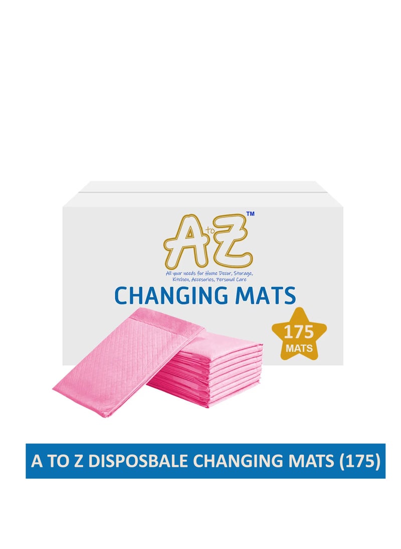 A TO Z A To Z - Disposable Changing mats (45x60cm) Large, Pack Of 175 - Pink  - Image 2