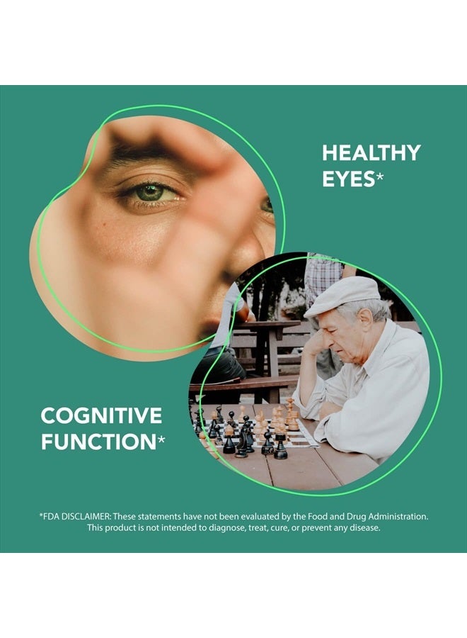 AMANDEAN مكمل أوميجا 3 النباتي من أمانديان. بديل زيت السمك الفاخر! DHA و EPA من الطحالب. 120 كبسولة لينة خالية من الكاراجينان. الأحماض الدهنية الأساسية من الطحالب. دعم نباتي للقلب، البشرة، الدماغ، العين، والجهاز المناعي. - Image 5