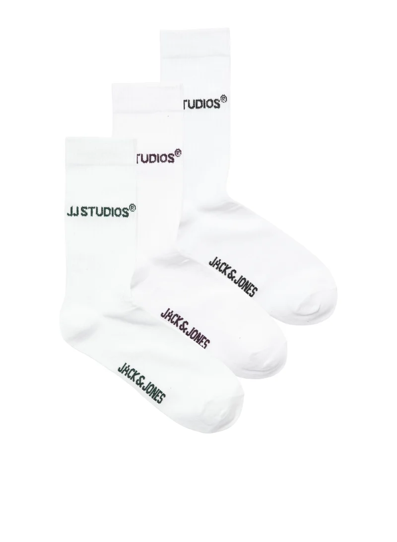 جاك اند جونز 3 Pack Tennis Socks