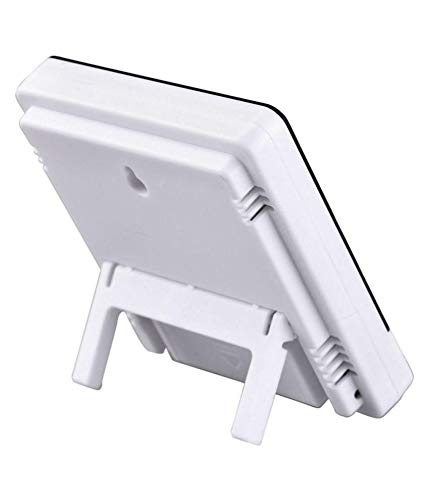 Ngel Ngel Digital Temperature Humidity Thermometer Alarm Table Desk Clock Calendar Alarm Clock Wall  - Image 4