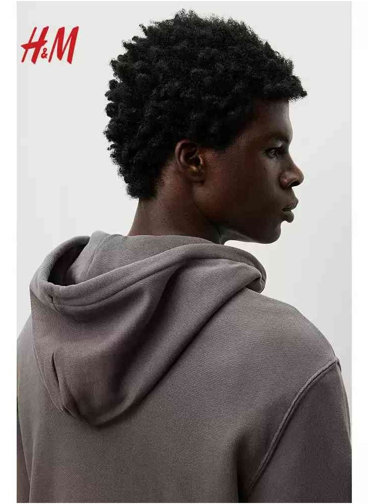 H and M - HM New Casual And Fashionable Loose Printed Hoodie - Image 1