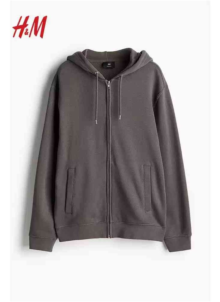H and M - HM New Casual And Fashionable Loose Printed Hoodie - Image 1
