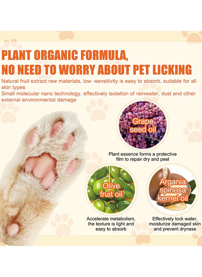 YEGBONG 50g Dog Paw Balm Pet Paw Wax Moisturizer Paw Pad Lotion Protects and Heals Dry Cracked Damaged Paws Foot Pads for Cats Dogs  - Image 3