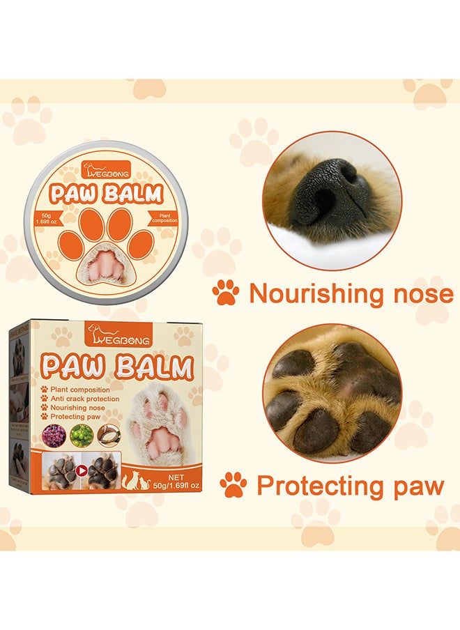 YEGBONG 50g Dog Paw Balm Pet Paw Wax Moisturizer Paw Pad Lotion Protects and Heals Dry Cracked Damaged Paws Foot Pads for Cats Dogs  - Image 4