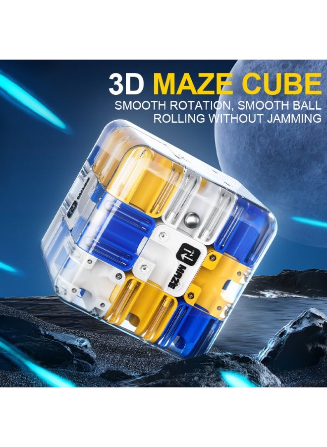 Intelligent Marble Maze Cube - 3x3 Competitive Logic Puzzle Toy - Image 3