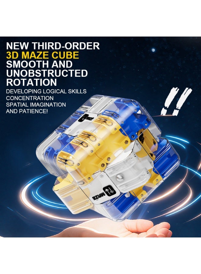 Intelligent Marble Maze Cube - 3x3 Competitive Logic Puzzle Toy - Image 4