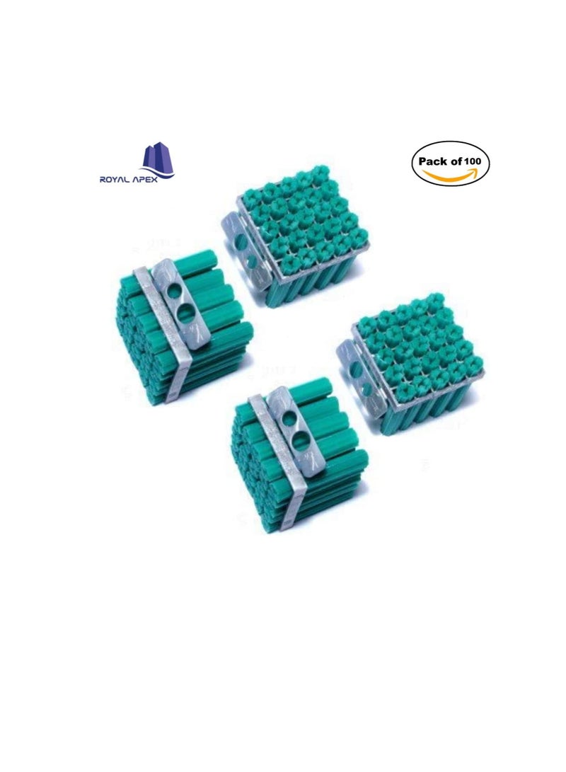 Perfect Expandet Plug Nylon Column Expansion Screw Anchor Plug Wall Plugs, Drywall Plugs (Pack of 100 Nos) (7mm - 2Inch - Green) - Image 3
