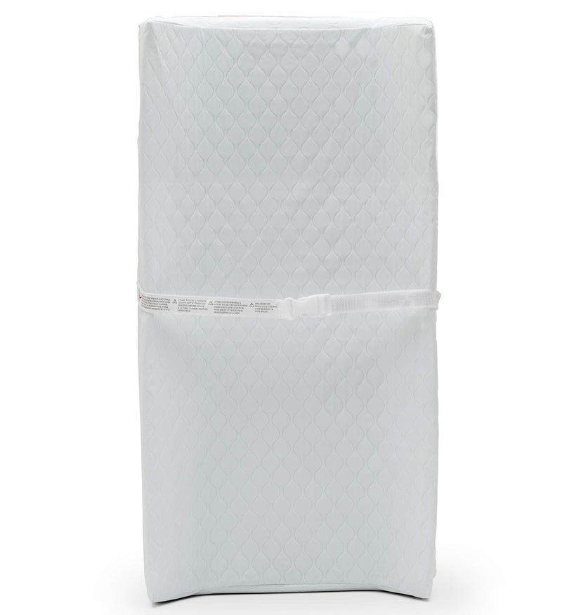 Delta CHILDREN Waterproof Baby and Infant Diaper Changing Pad, ComforPedic from Beautyrest, White - Image 3