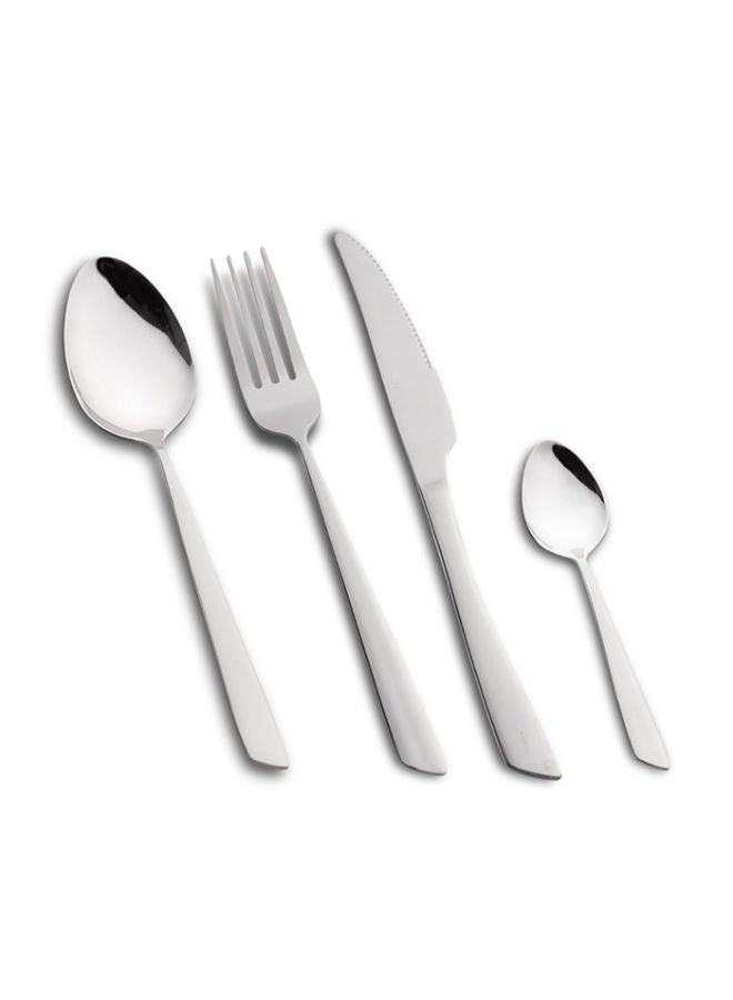 NAVA Stainless Steel Cutlery "Mia" Set Of 24 Pieces -Silver - Image 1