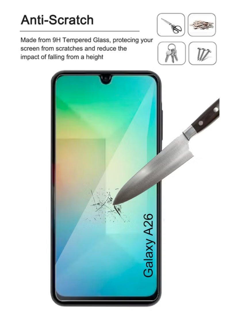 ستيكر A26 شاشة حماية من الزجاج لهاتف سامسونج جالاكسي A26 - Image 1