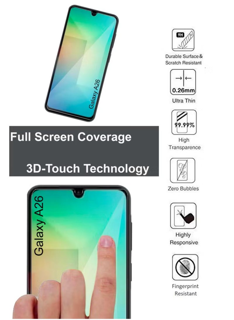 ستيكر A26 شاشة حماية من الزجاج لهاتف سامسونج جالاكسي A26 - Image 3