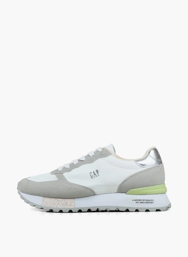 جاب Women Panelled Lace-Up Sneakers