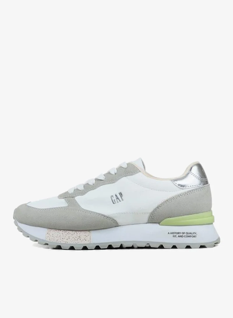 جاب Women Panelled Lace-Up Sneakers