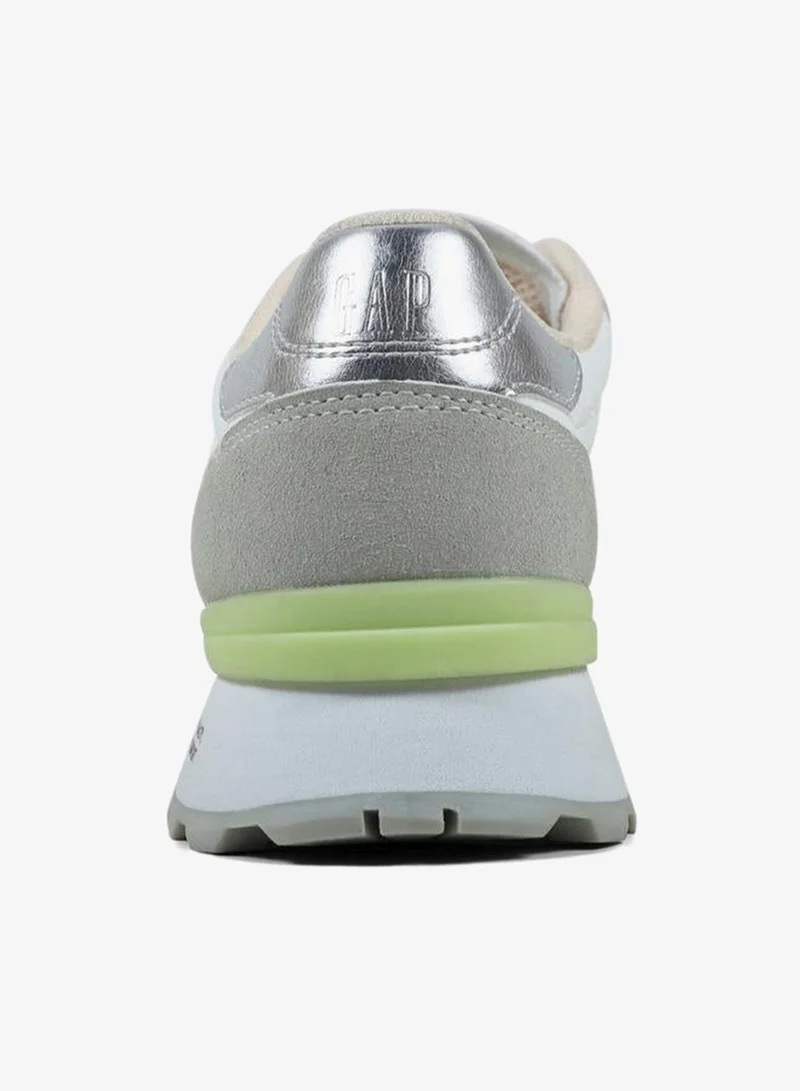 جاب Women Panelled Lace-Up Sneakers