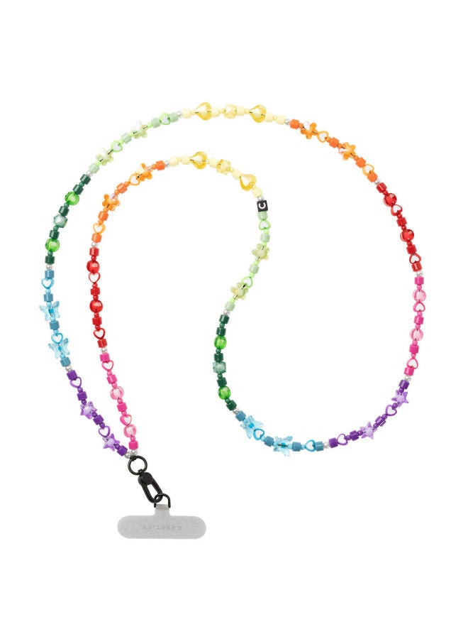 CASETiFY Ouyang Nana's Forest Secret Realm Star Crossbody Strap Mobile Phone Case Lanyard Lanyard Crossbody Chain-Color:Star Rainbow Slanted Strap  - Image 1