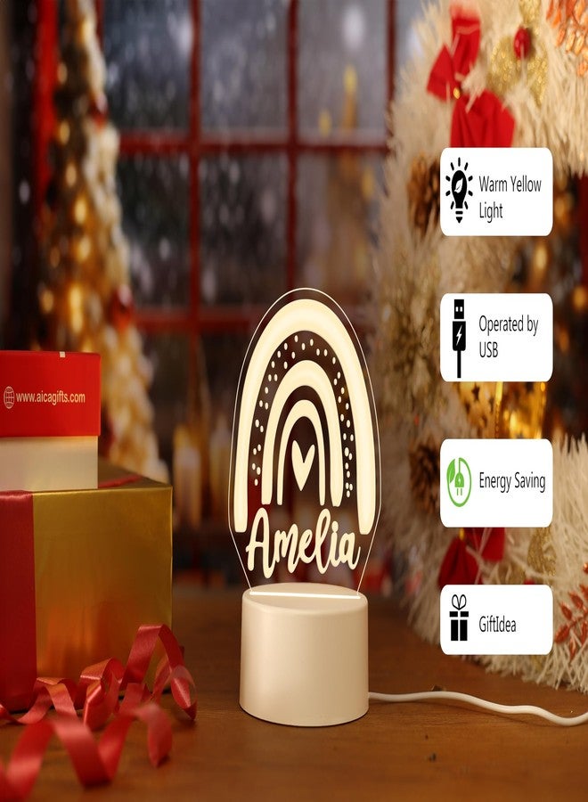 AICA Product Image Personalized Name LED Lamp | Gifts for Man Woman |Customized Birthday Gift for Girlfriend Boyfriend Girl Boy Friend | Valentine Gifts Men & Women - Image 3