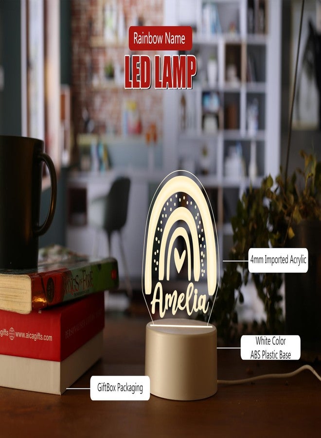 AICA Product Image Personalized Name LED Lamp | Gifts for Man Woman |Customized Birthday Gift for Girlfriend Boyfriend Girl Boy Friend | Valentine Gifts Men & Women - Image 2