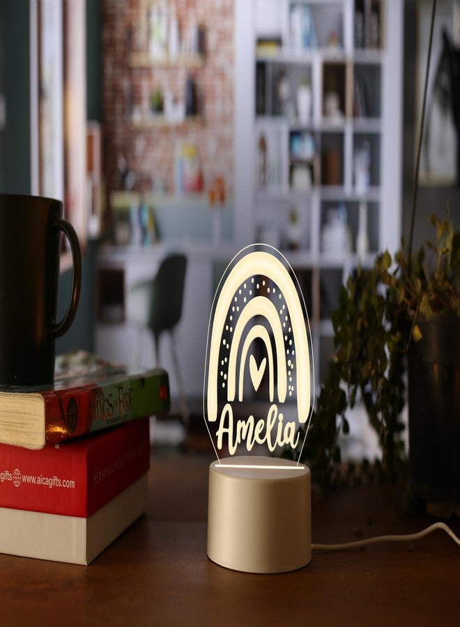AICA Product Image Personalized Name LED Lamp | Gifts for Man Woman |Customized Birthday Gift for Girlfriend Boyfriend Girl Boy Friend | Valentine Gifts Men & Women - Image 1