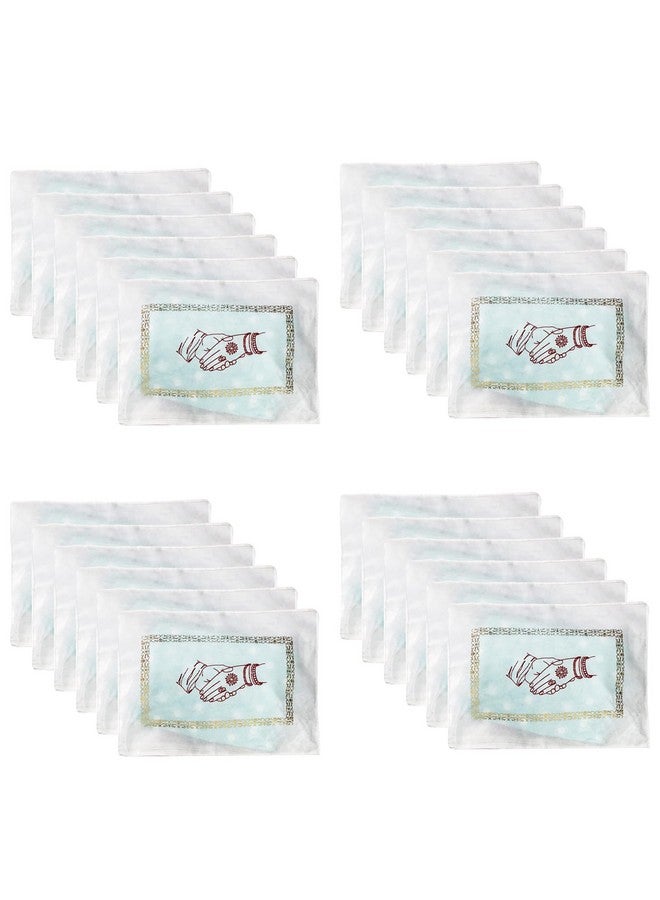 AARON INC Clothes Organizer For Wardrobe (Pack of 24) - Single Storage Organizer For Saree | Salwar Suit | Lehenga Chunni - Dress Organizer For Wardrobe - Single Saree Covers With Zip (White) - Image 1