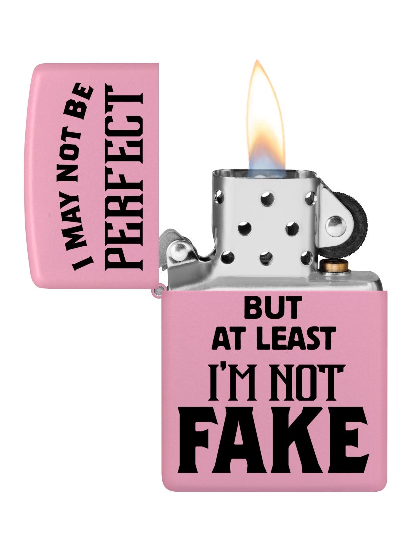 Zippo Ci404934 238 قد لا أكون وردي غير لامع مقاوم للرياح تصميم - Image 3