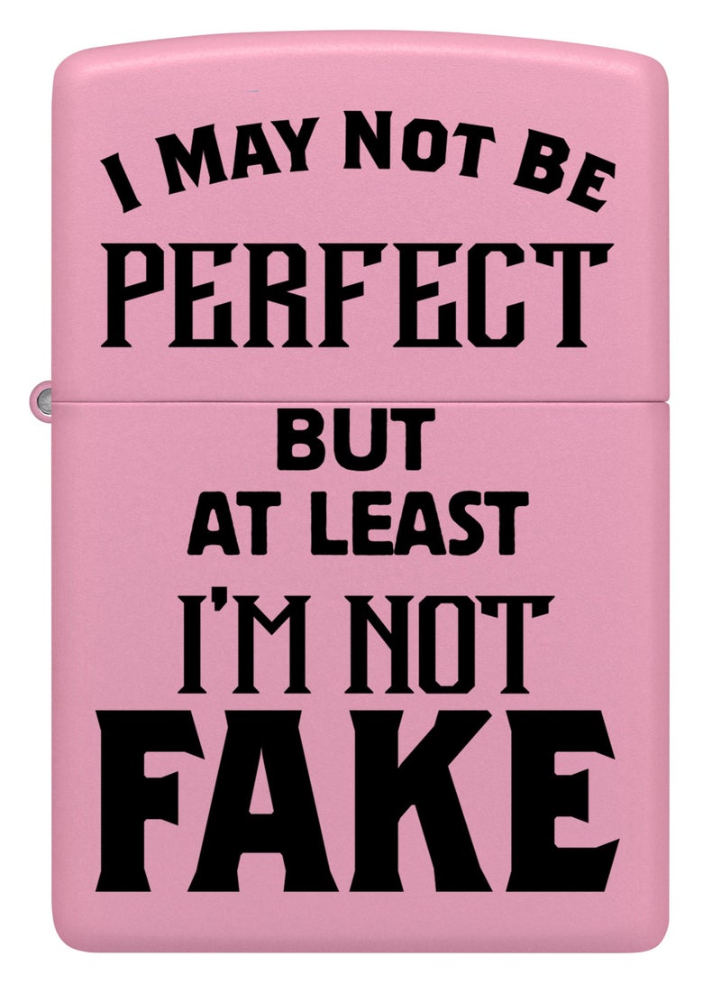 Zippo Ci404934 238 قد لا أكون وردي غير لامع مقاوم للرياح تصميم - Image 2