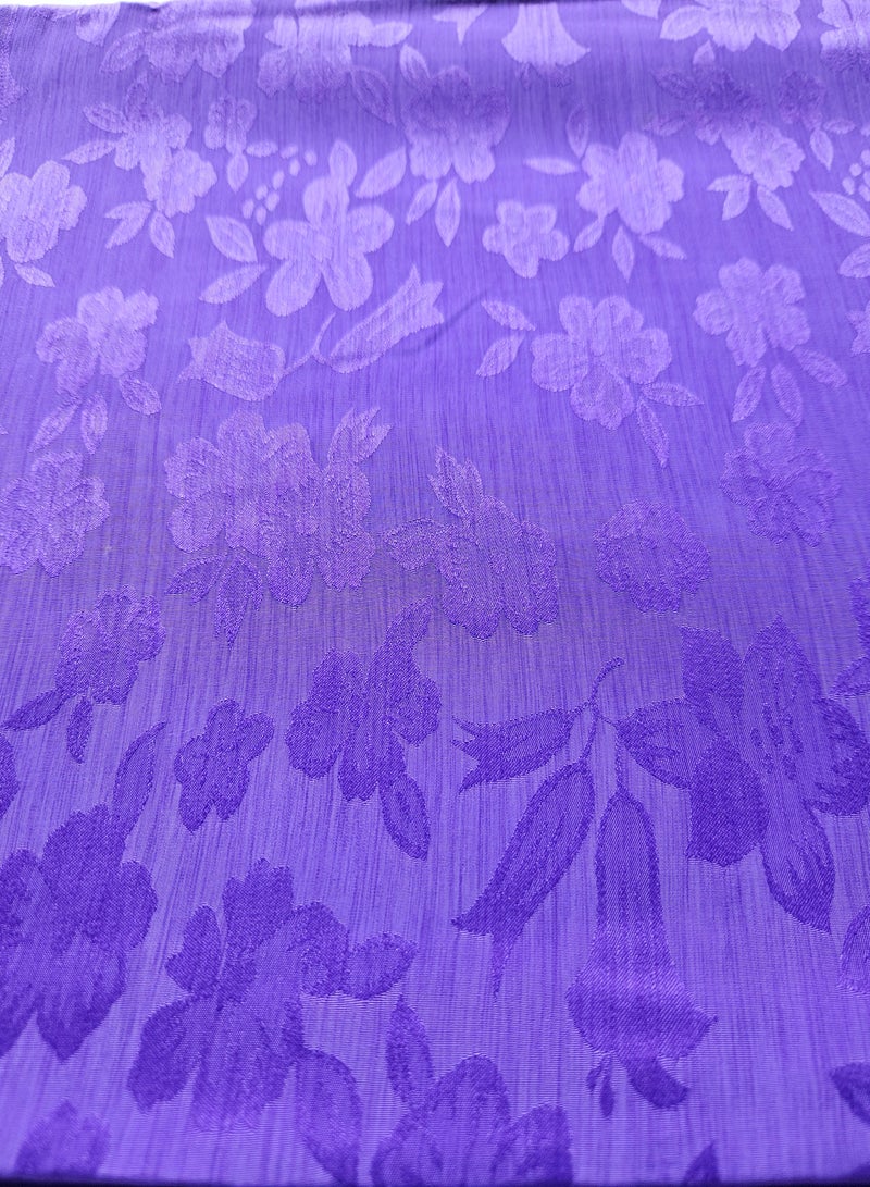 Peach Skin Brochade, 5 yards, Purple