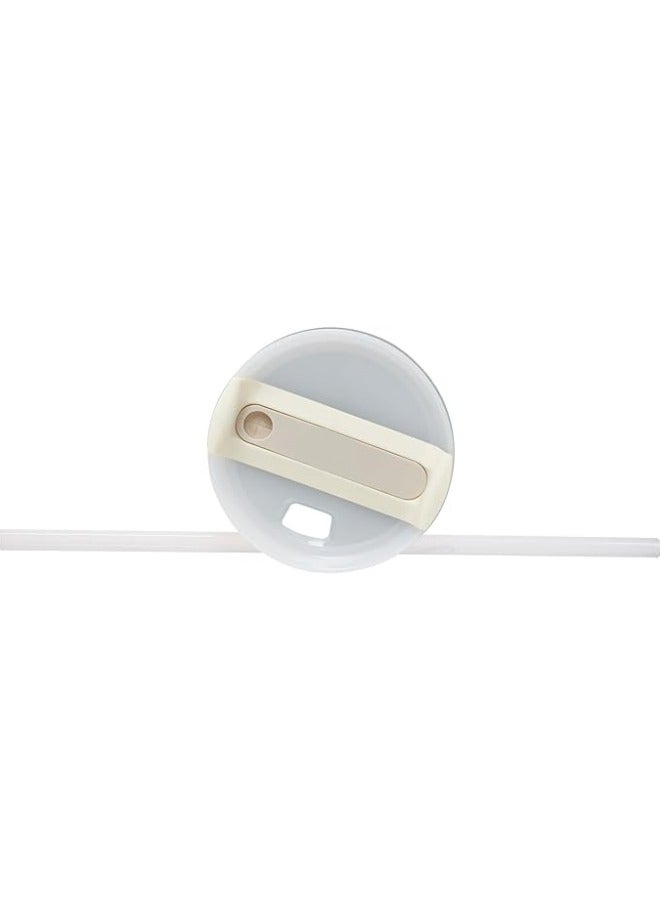 general Stainless Steel Vacuum Insulated Tumbler with Lid and Straw for Water, Iced Tea or Coffee, Smoothie and More, Cream, 30 oz - Image 3