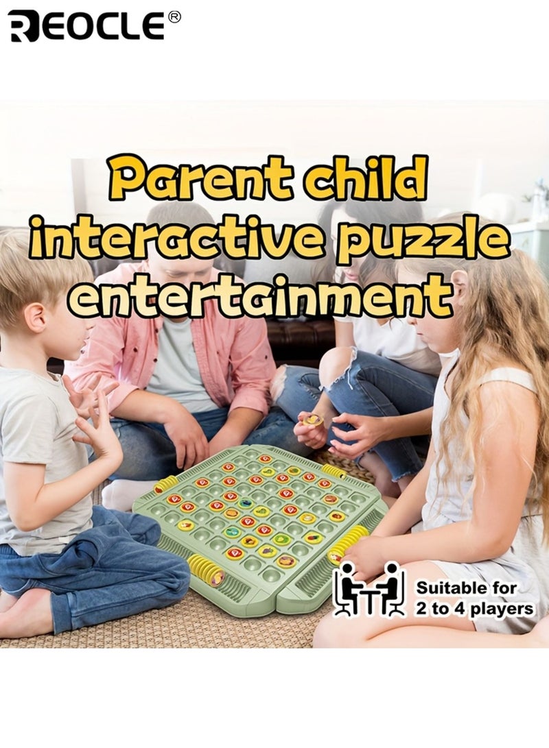 ريوكل لعبة تعليمية الذاكرة الهندسية لعبة اللوح لعبة ألغاز المثلث الإبداعي للتنسيق والعين واليد والتركيز مناسبة ل 2 4 لاعبين مثالية للحفلات العائلية والحفلات والسفر - Image 4