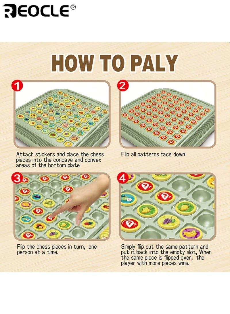 ريوكل لعبة تعليمية الذاكرة الهندسية لعبة اللوح لعبة ألغاز المثلث الإبداعي للتنسيق والعين واليد والتركيز مناسبة ل 2 4 لاعبين مثالية للحفلات العائلية والحفلات والسفر - Image 5
