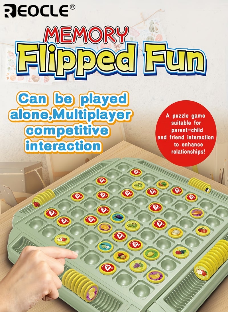 ريوكل لعبة تعليمية الذاكرة الهندسية لعبة اللوح لعبة ألغاز المثلث الإبداعي للتنسيق والعين واليد والتركيز مناسبة ل 2 4 لاعبين مثالية للحفلات العائلية والحفلات والسفر - Image 1