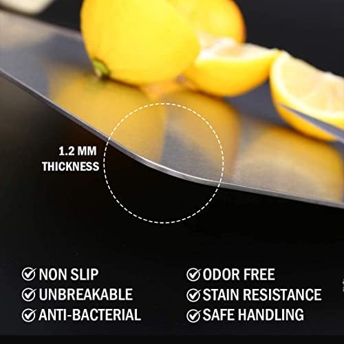 UrbanFix Stainless Steel Chopping Board for Kitchen, Heavy Duty Metal Cutting Board for Vegetable, Fruit, Meat Cutting, Vegetable Chopper Board,Safe Durable with Warranty (Medium)(31CMx21CM) - Image 2