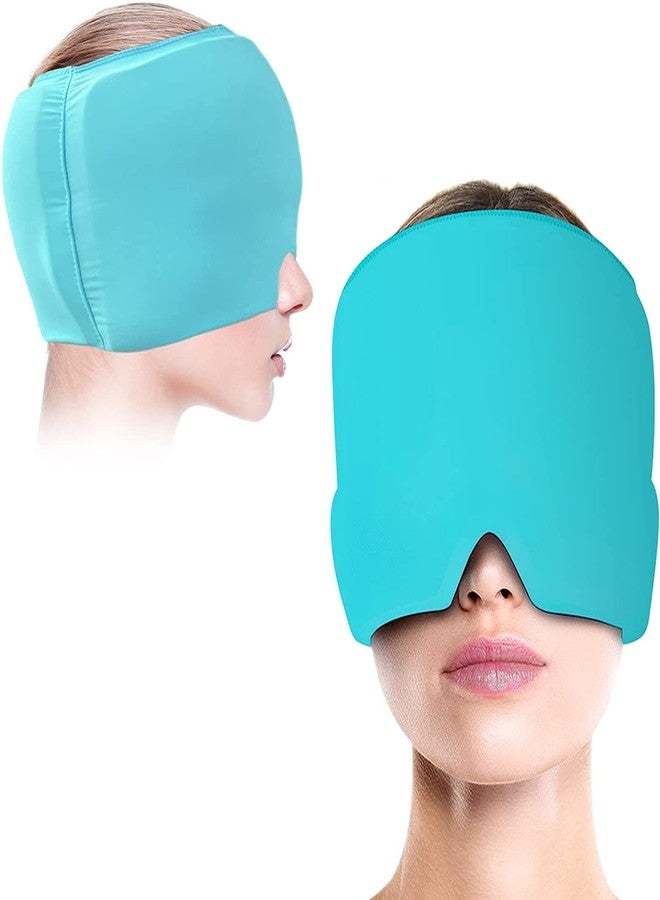 Calyrex Migraine Relief Cap, Gel Headache Relief Hat, Migraine Ice Head Wrap Cap, Reusable Cold/Hot Therapy, Long Lasting Cooling Eye Mask or Stress Headaches for Puffy Eyes, Tension, Sinus - Image 1