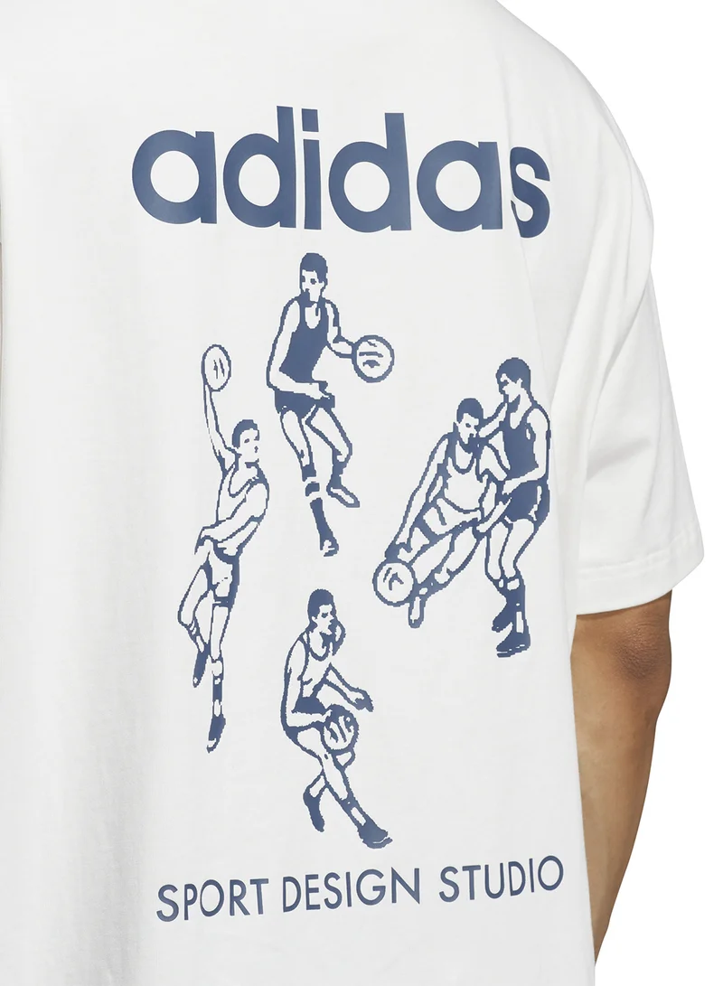 adidas تيشيرت برسومات