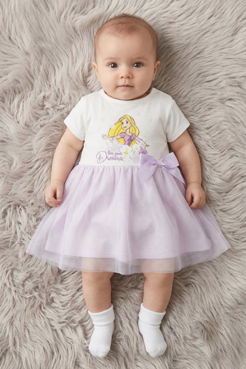 Disney Baby Toddlers Girl Graphic Print Dress, Multicolor - Image 1