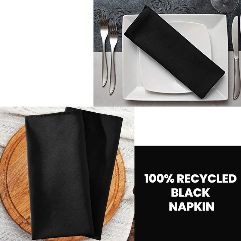 Perfect Stix Perfectware 2 Ply Black Dinner Napkin Pack of 125 - Image 5