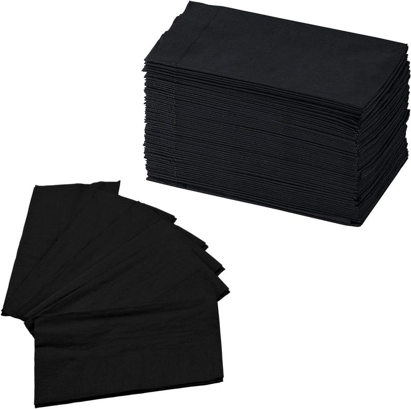 Perfect Stix Perfectware 2 Ply Black Dinner Napkin Pack of 125 - Image 1