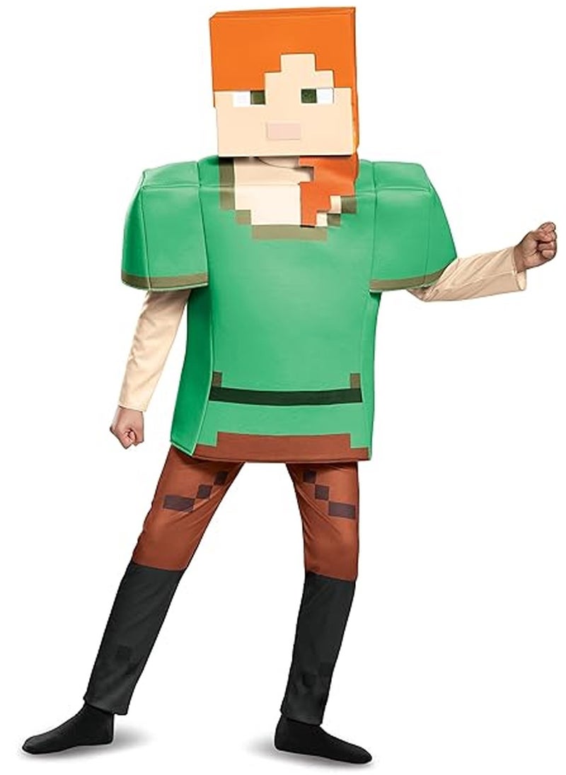 Disguise - Creeper Deluxe Minecraft Costume, Green - Image 1