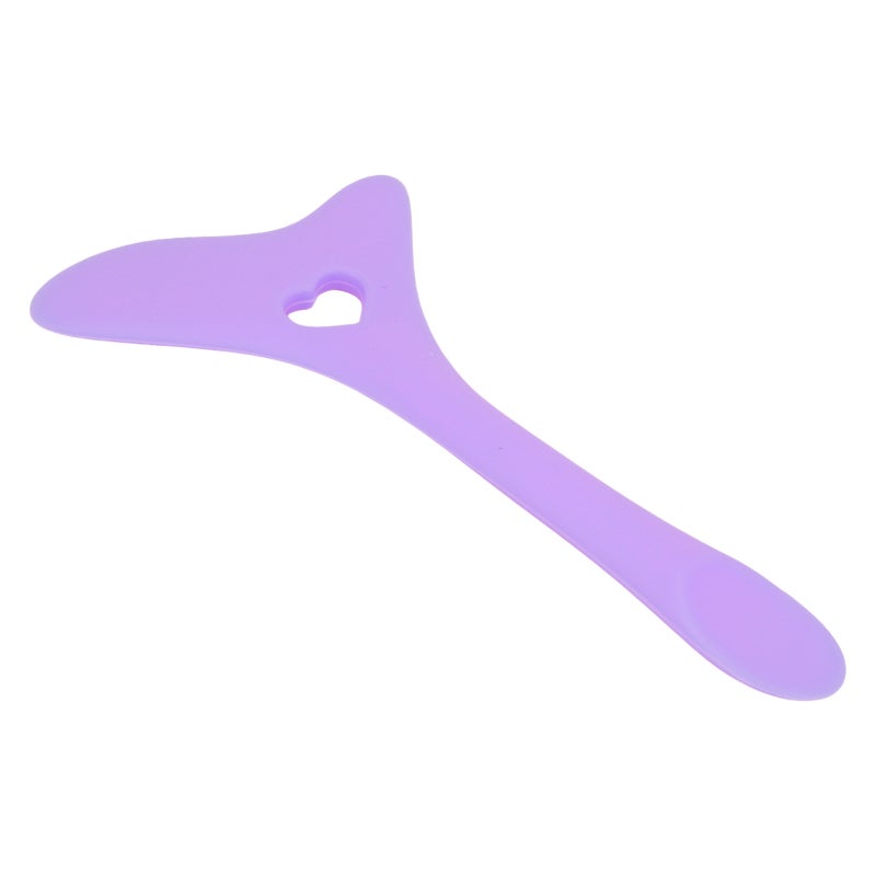 Eyeliner Stencil Silicone Purple Non Slip Ergonomic Handle Multi Angle Design - Multi Use Easy Clean Eyeliner Applicator Tool for Beginners Makeup Artists - Image 4