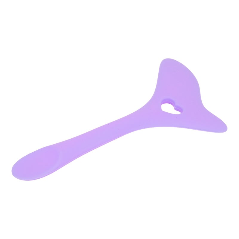 Eyeliner Stencil Silicone Purple Non Slip Ergonomic Handle Multi Angle Design - Multi Use Easy Clean Eyeliner Applicator Tool for Beginners Makeup Artists - Image 3