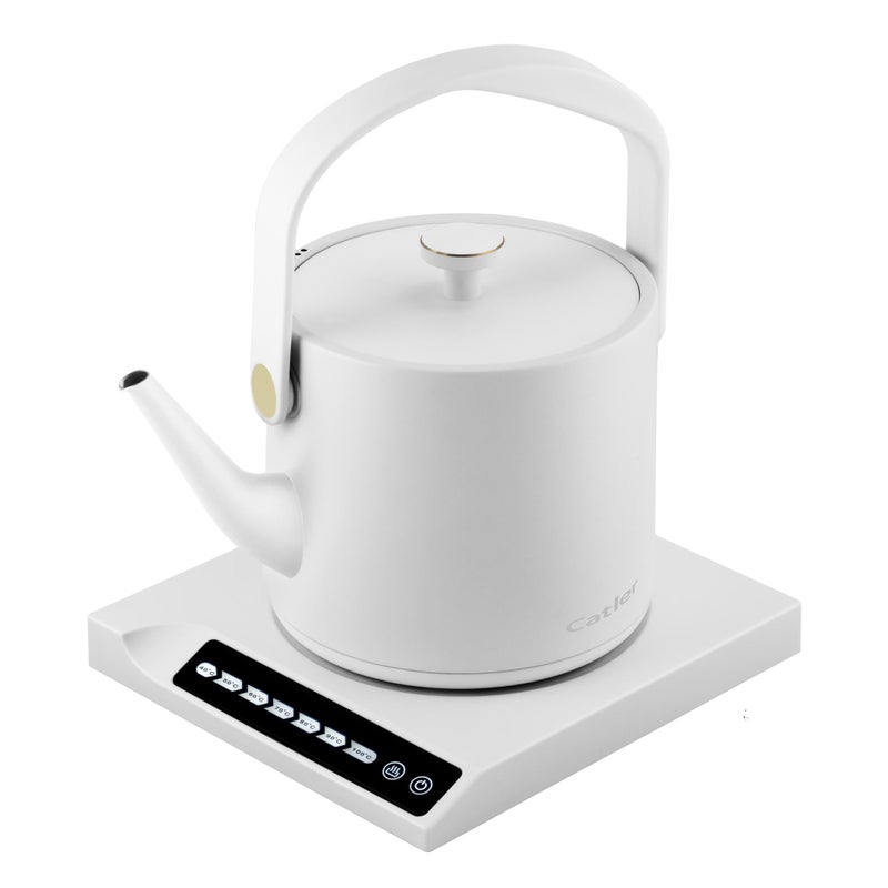 كاتلر Catler Electric Kettle BM 500 Charlotta Variable Temperature, 0.6 L with Touch Control, 40–100 °C Range, Keep-Warm 30 min & Removable Tea Strainer - Image 1