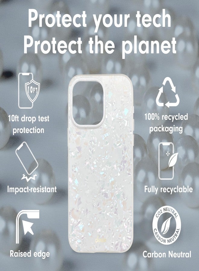 سونيكس جراب سونيكس لهاتف آيفون 15 برو ماكس | متوافق مع ماج سيف | تم اختباره ضد السقوط من ارتفاع 10 أقدام | لون لؤلؤي - Image 4