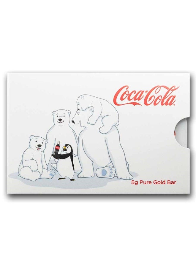 PAMP Suisse Coca Cola Polar Bear Gold 5 gram 24 Carat - Image 5